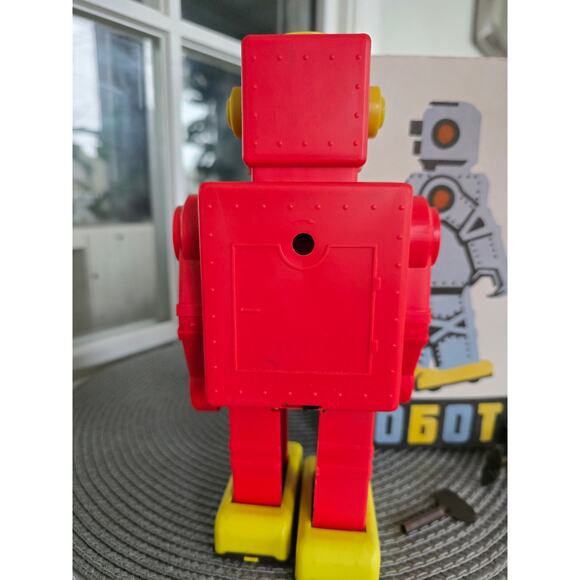 Vintage Rare Old RUSSIAN USSR Robot Space Toy Wind Up Soviet Union POGOT w/ Key - Picture 11 of 12